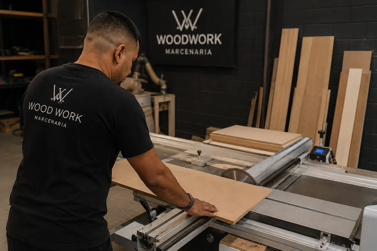 Fabricação das peças na fábrica própria